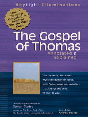 cover image of The Gospel of Thomas
